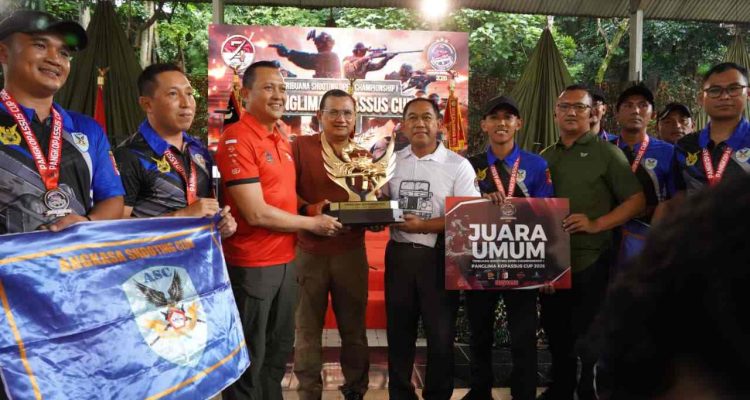 Angkasa Shooting Club TNI AU Juara Umum Kejuaraan Menembak Piala Pangkopassus 2026