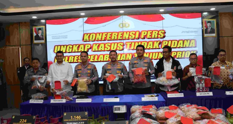 Sindikat Gas Oplosan Dibongkar, Polres Pelabuhan Tanjung Priok Sita 2.301 Tabung