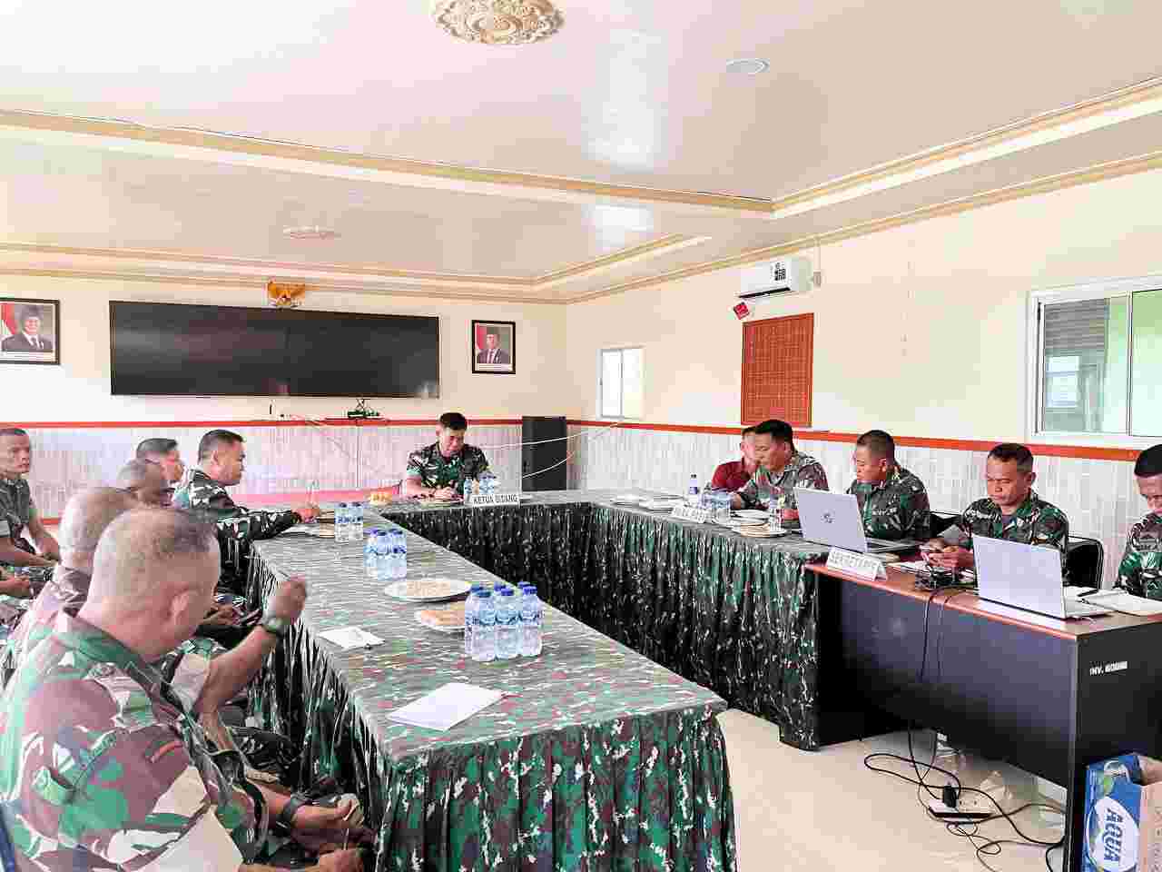 Kodim 1710/Mimika Gelar Sidang Pankar UKP Periode 1 Oktober 2026