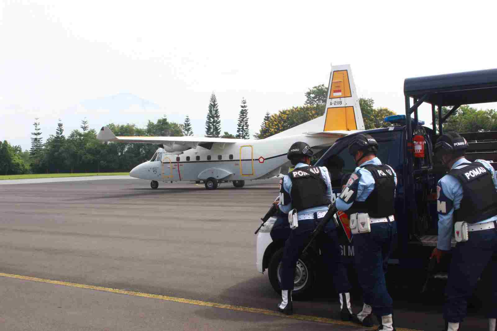 Lanud Abdulrachman Saleh Gelar Simulasi Pasca Force Down Libatkan Multi-Instansi