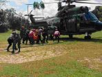 TNI AU Evakuasi Korban Helikopter Hilang Kontak di Kalimantan Barat
