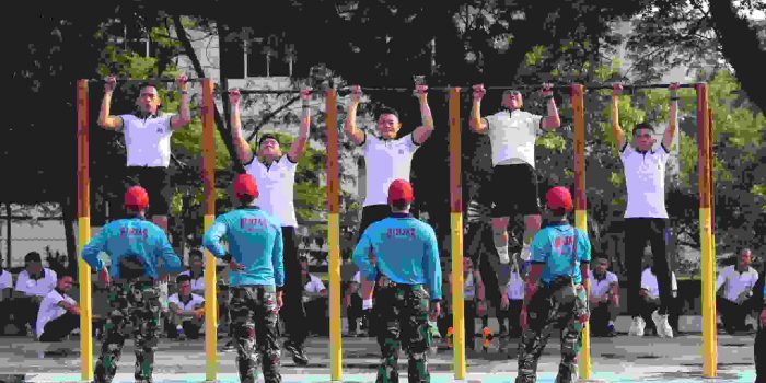 Tempa Fisik Prajurit, Lanal Dumai Gelar Samapta Periode I Tahun 2026