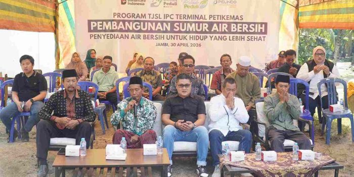 IPC TPK Bangun Fasilitas Air Bersih di Muaro Jambi, Hadirkan Dampak Nyata bagi Ratusan Warga