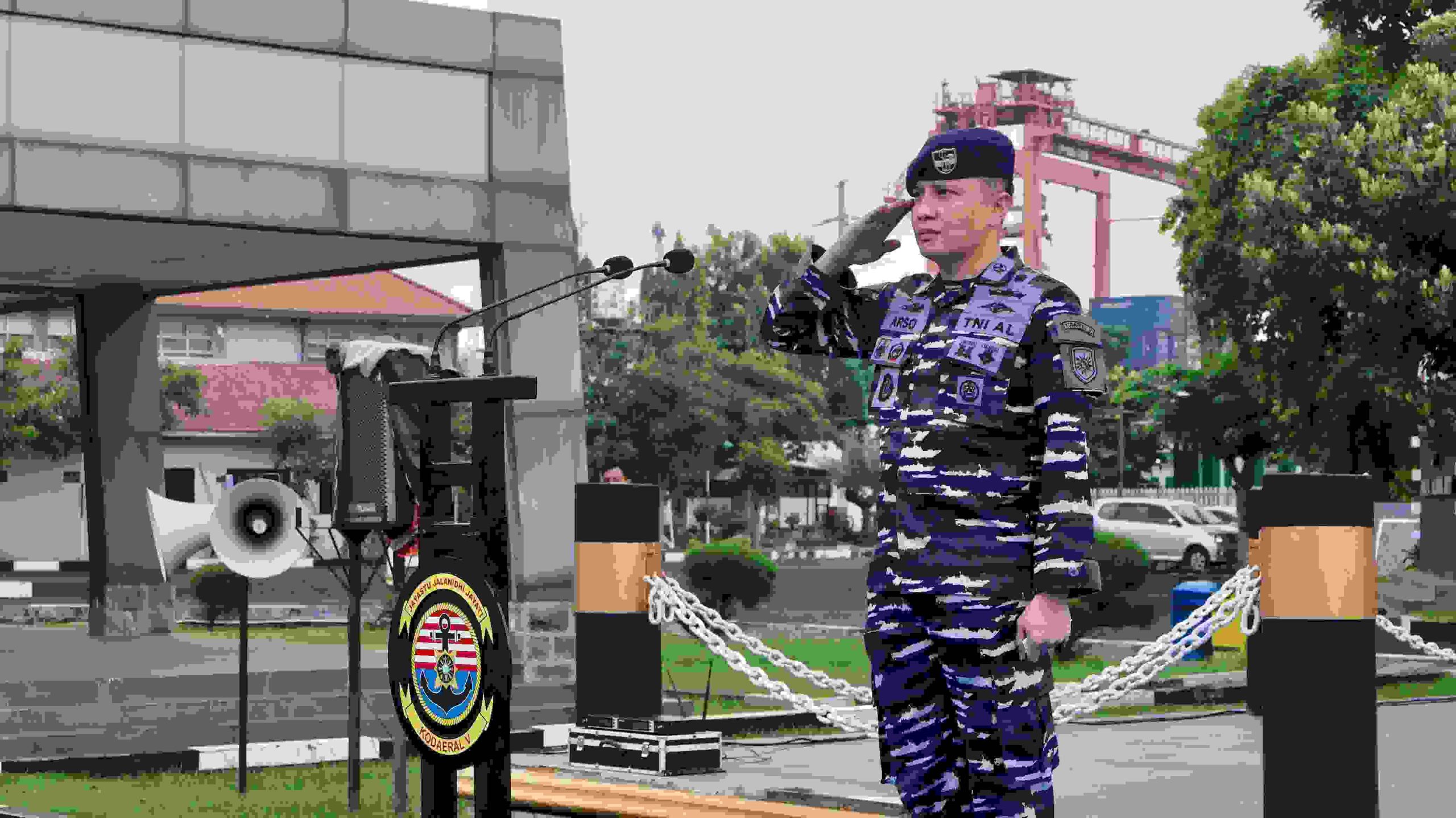 Perkuat Pembinaan dan Kedisiplinan Personel, Kodaeral V Gelar Apel Gabungan
