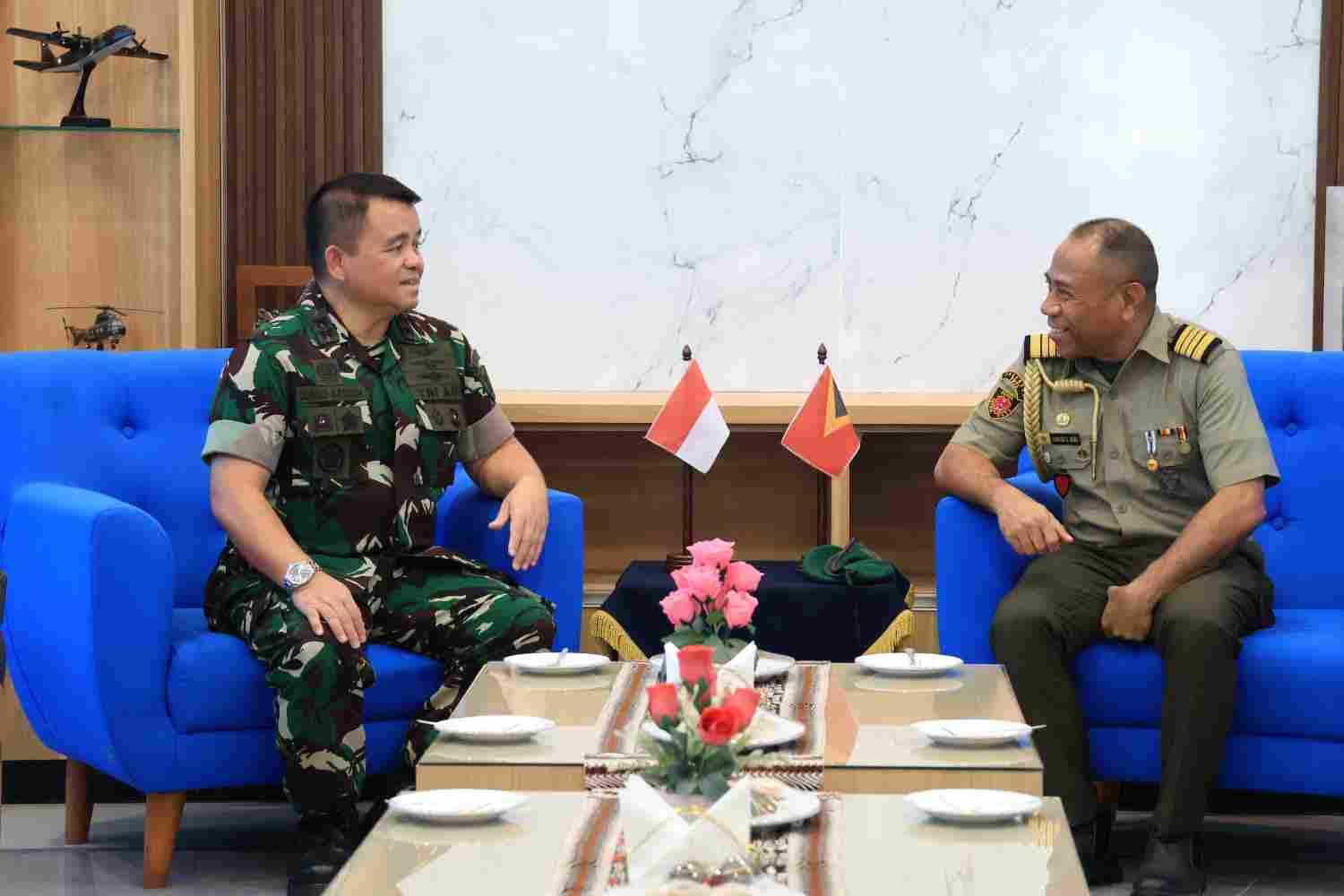 Perkuat Kerja Sama Pendidikan Militer, Gubernur AAU Terima Kunjungan Athan Timor Leste
