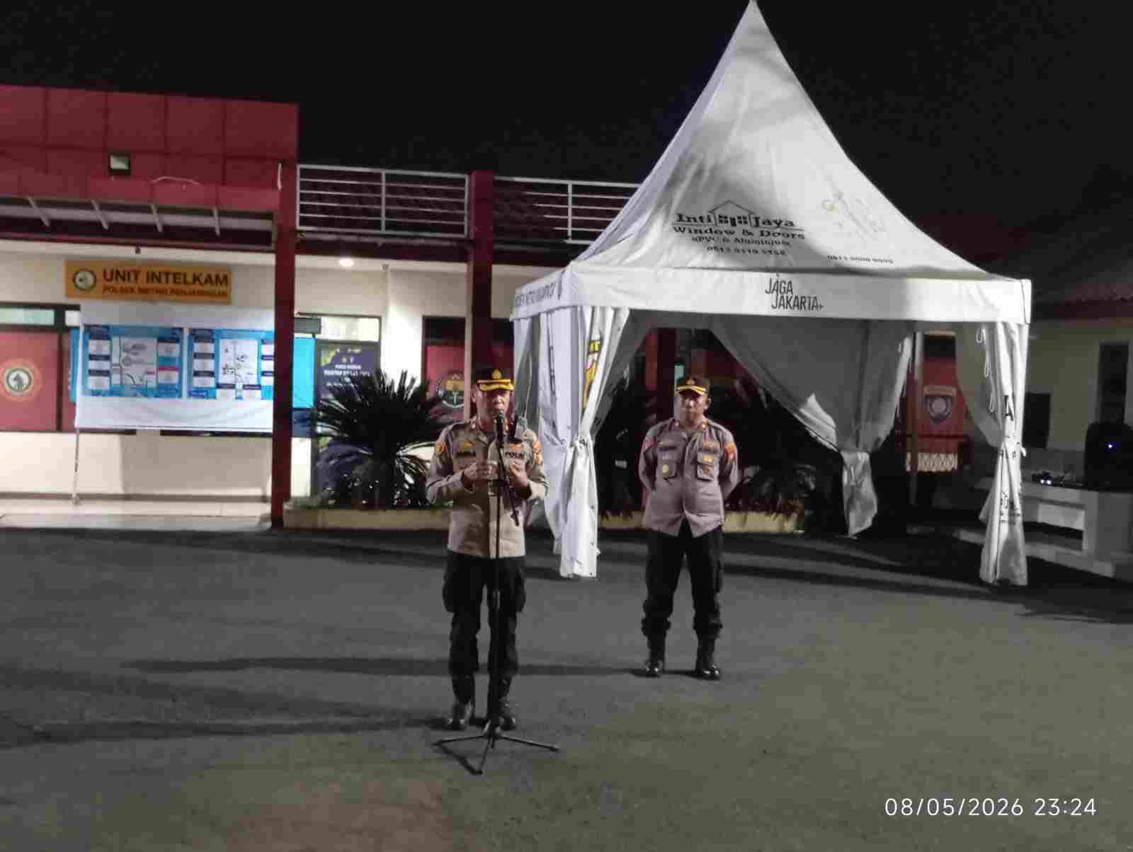 Polsek Metro Penjaringan Gelar KRYD Tengah Malam, Antisipasi Tawuran dan Kejahatan Jalanan