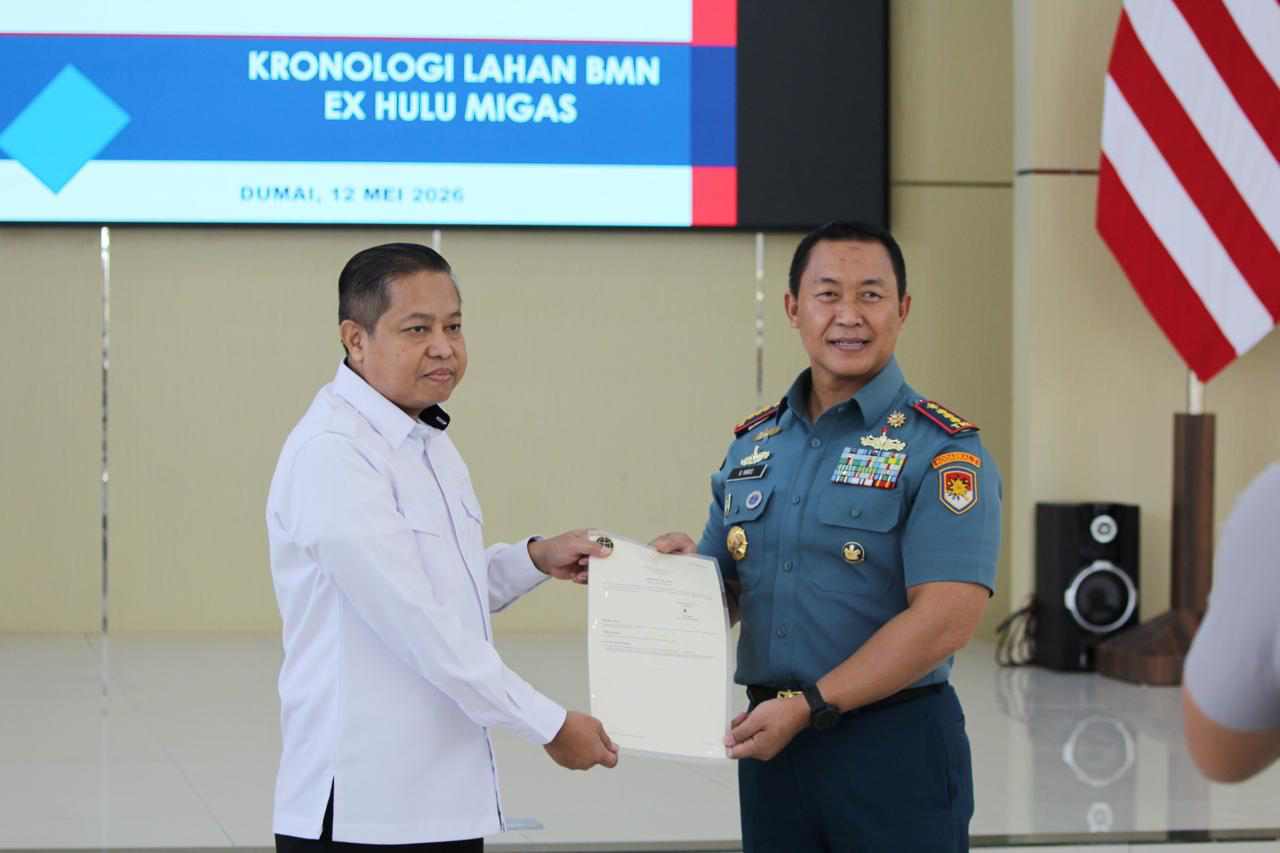 Lanal Dumai Gelar Sosialisasi Pengalihan Status Tanah BMN Ex Hulu Migas Bersama Instansi Terkait
