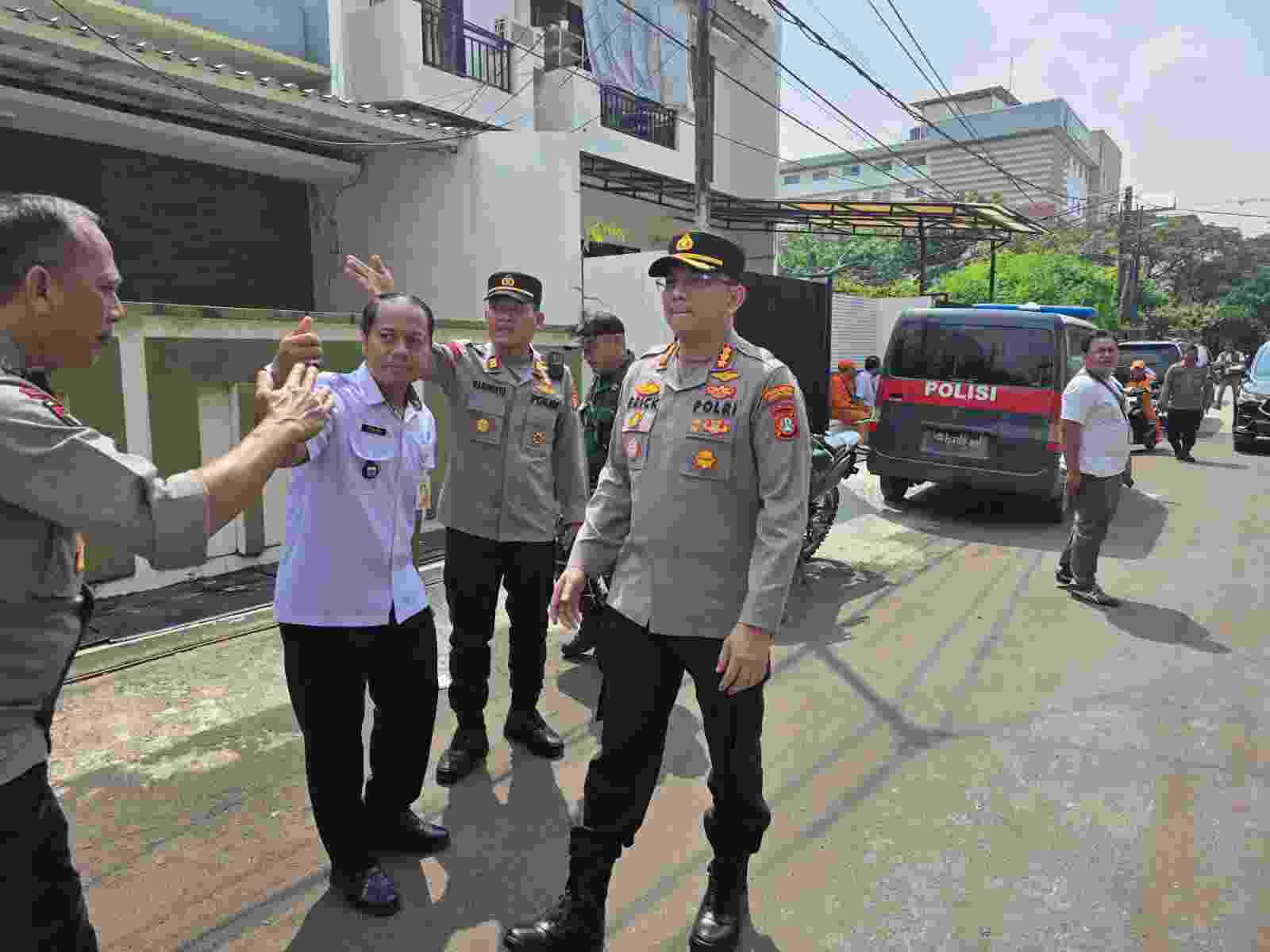 Kapolres Metro Jakarta Utara Tinjau Lokasi Kebakaran Maut di Sunter, Empat Orang Meninggal Dunia