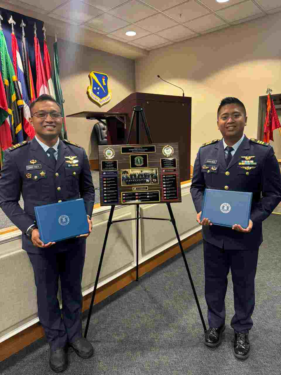 Tempuh Pendidikan di Amerika Serikat, Perwira TNI AU Raih Distinguished Graduate