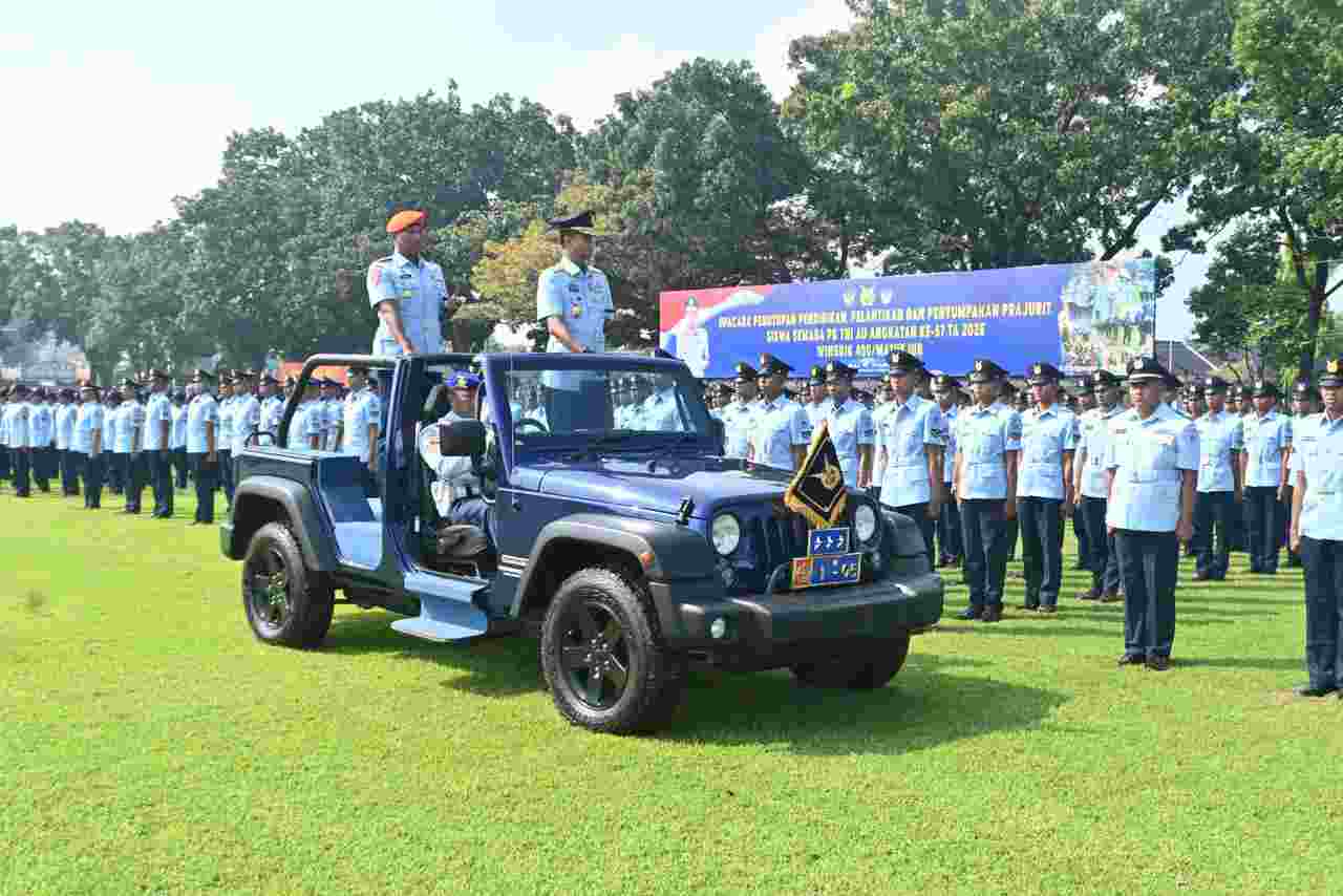 660 Prajurit Baru TNI AU Resmi Dilantik pada Penutupan Pendidikan Semaba PK A-57
