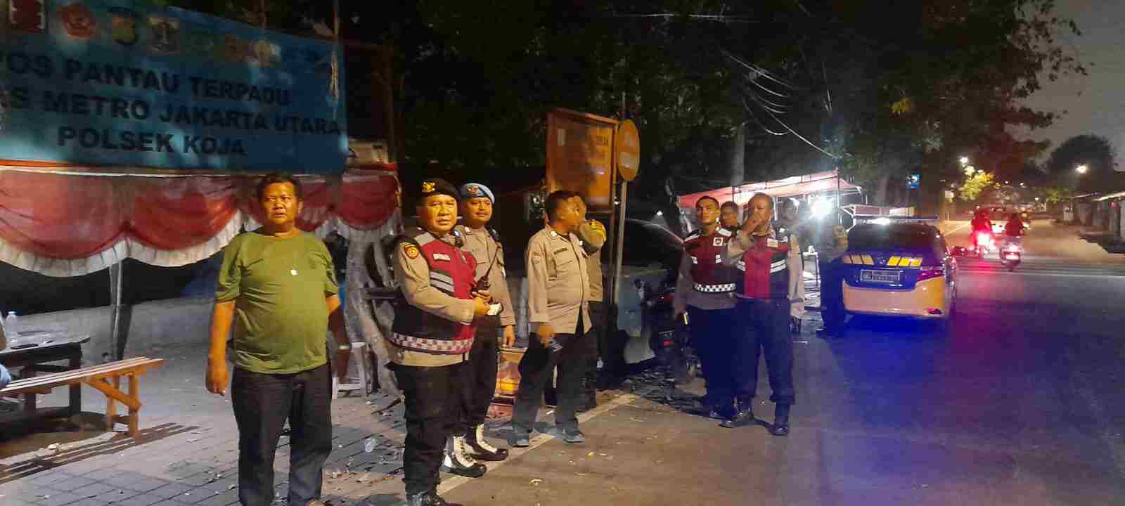Polsek Koja Gelar Patroli KRYD, Antisipasi Tawuran, Begal, dan Geng Motor di Jakarta Utara