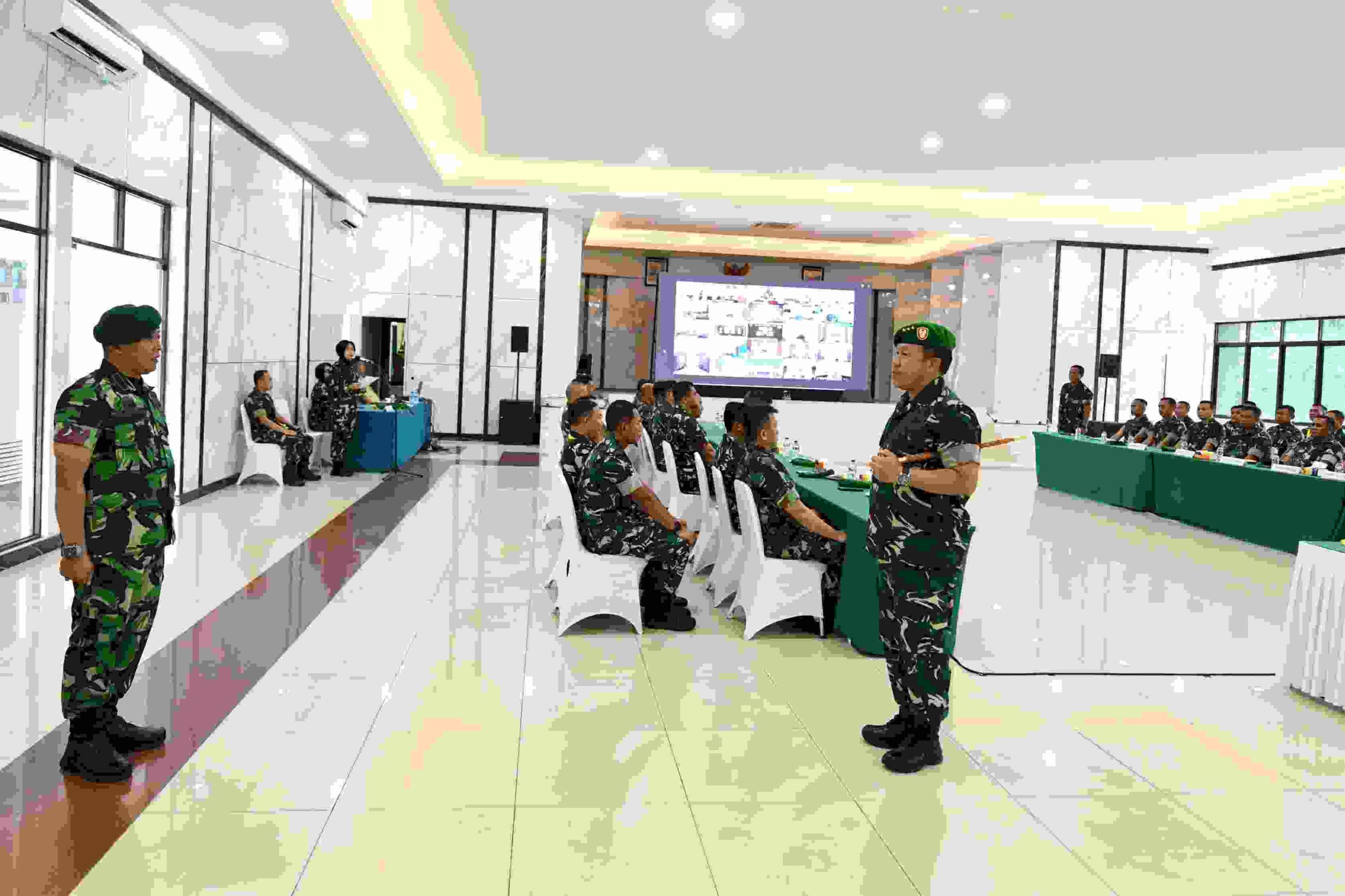 Danpusterad Pimpin Upacara Pembukaan MTT Katpuan Apkowil Tersebar TA 2026