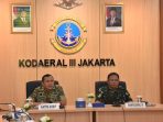 DANKODAERAL III TERIMA KEDATANGAN TIM AUDIT ITJEN TNI DI MAKODAERAL III