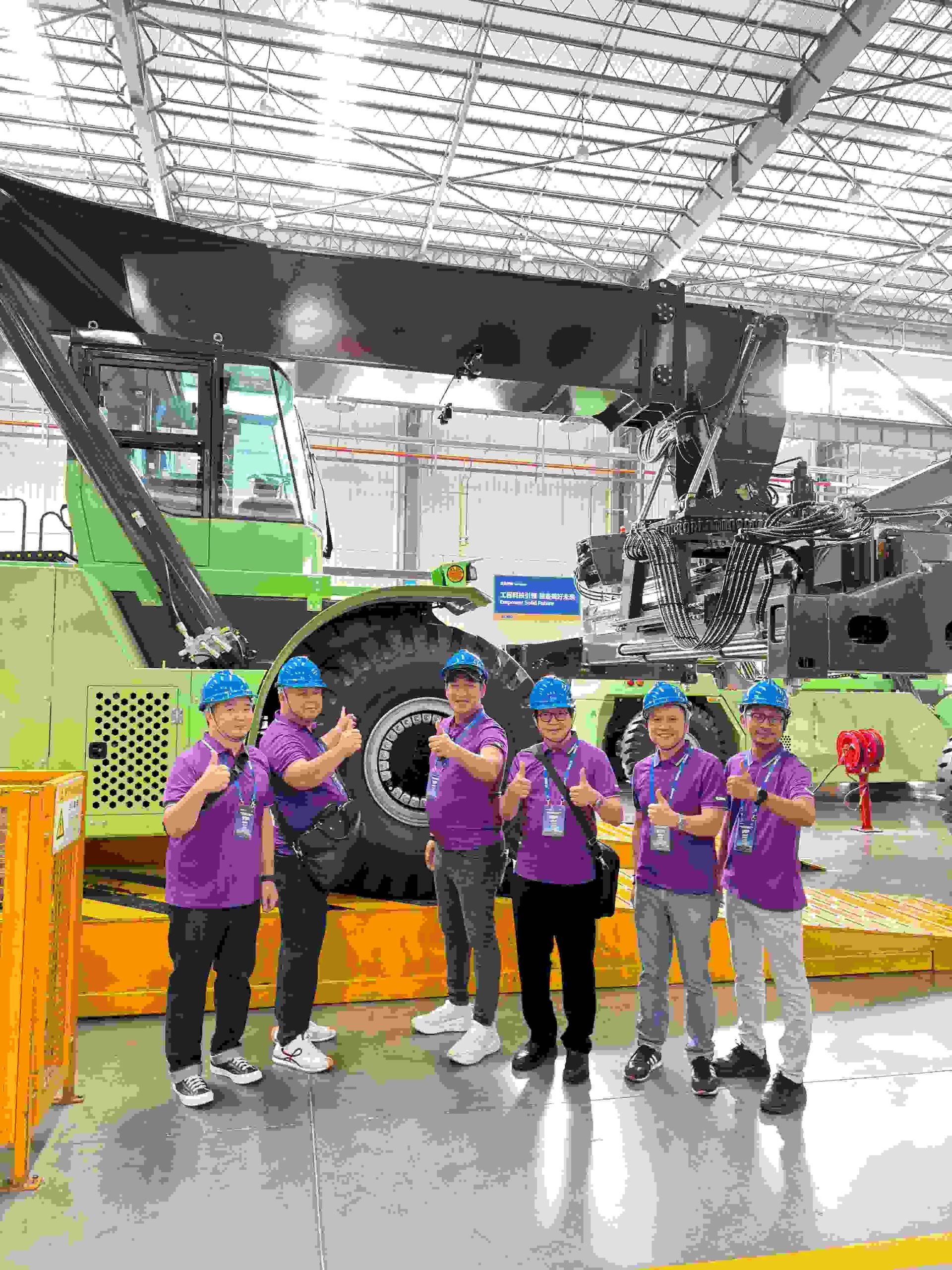 Ketum ASDEKI Tinjau Pabrik Alat Berat Listrik XCMG di China, Dorong Percepatan Green Logistics di Indonesia