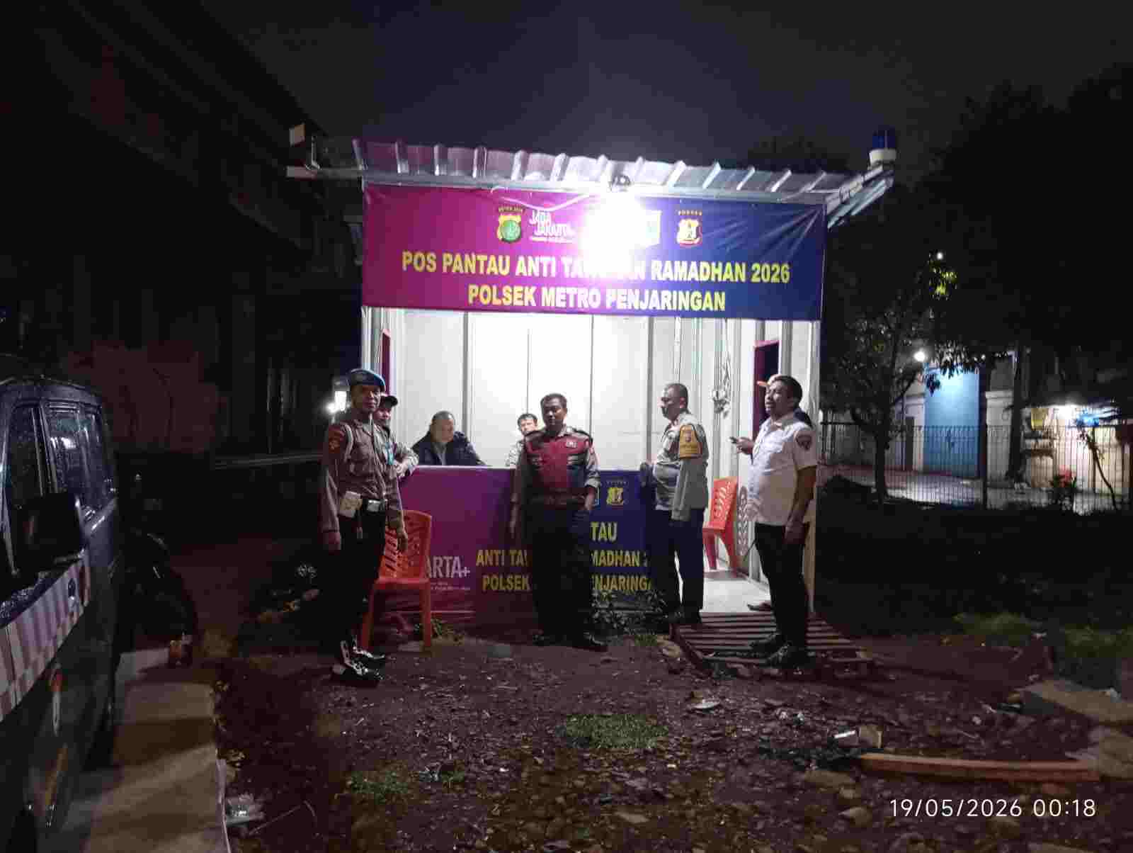 JAGA JAKARTA: Patroli KRYD Polsek Metro Penjaringan Sisir Titik Rawan Tawuran dan Kejahatan Jalanan