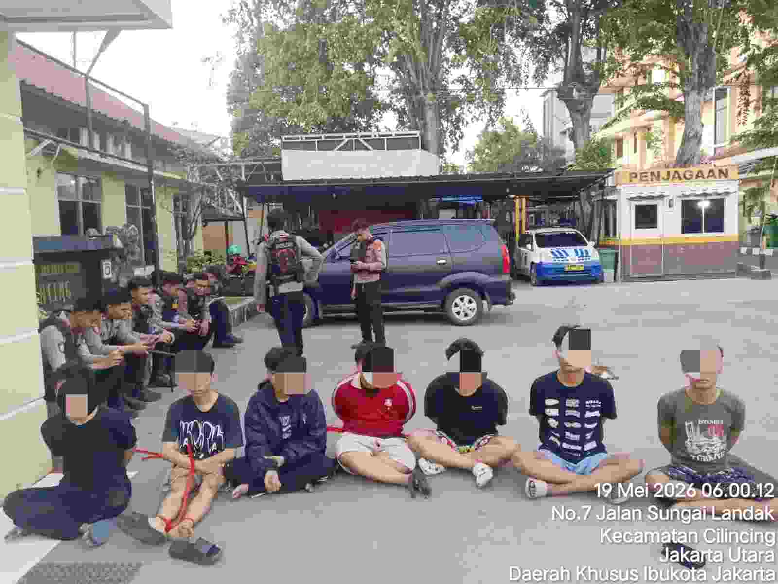 Tujuh Pemuda dan Tiga Celurit Diamankan, Polisi Gagalkan Dugaan Tawuran di Cilincing