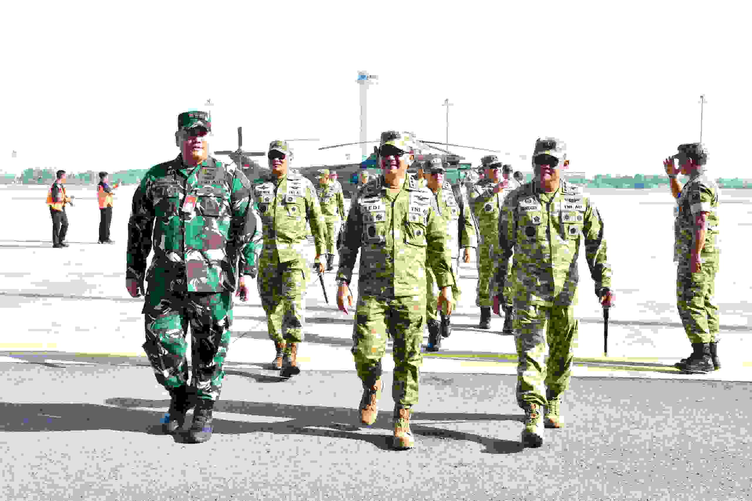 Wakasau Tinjau Kesiapan Fasilitas Latihan Matra Udara TNI AU di Wilayah Kerja Lanud Sugiri Sukani