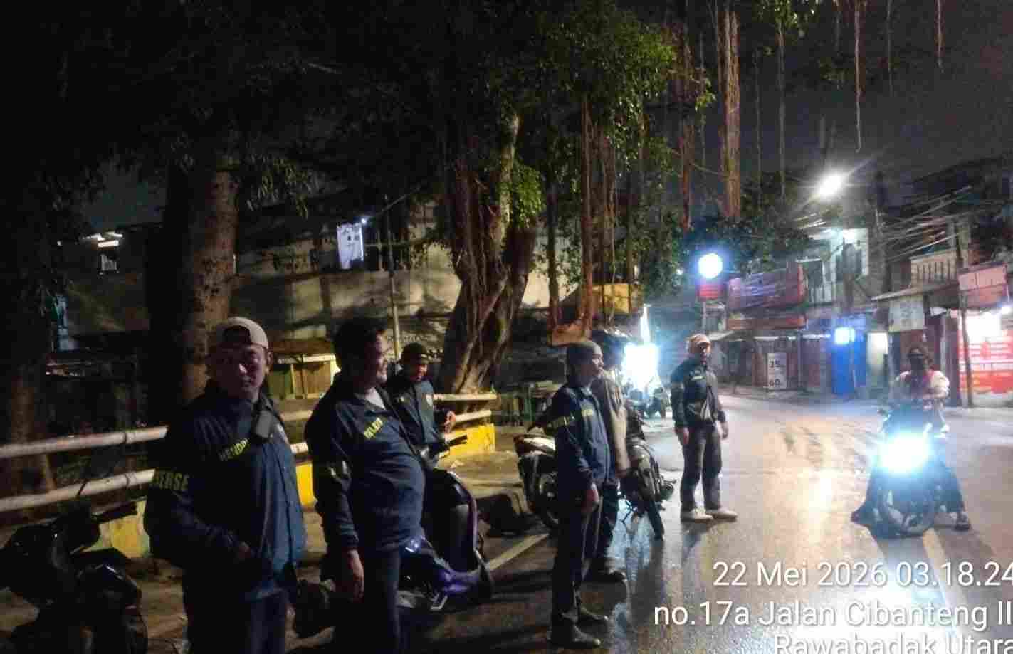 Polsek Koja Gelar Razia Dini Hari, Motor Tanpa Dokumen Diamankan
