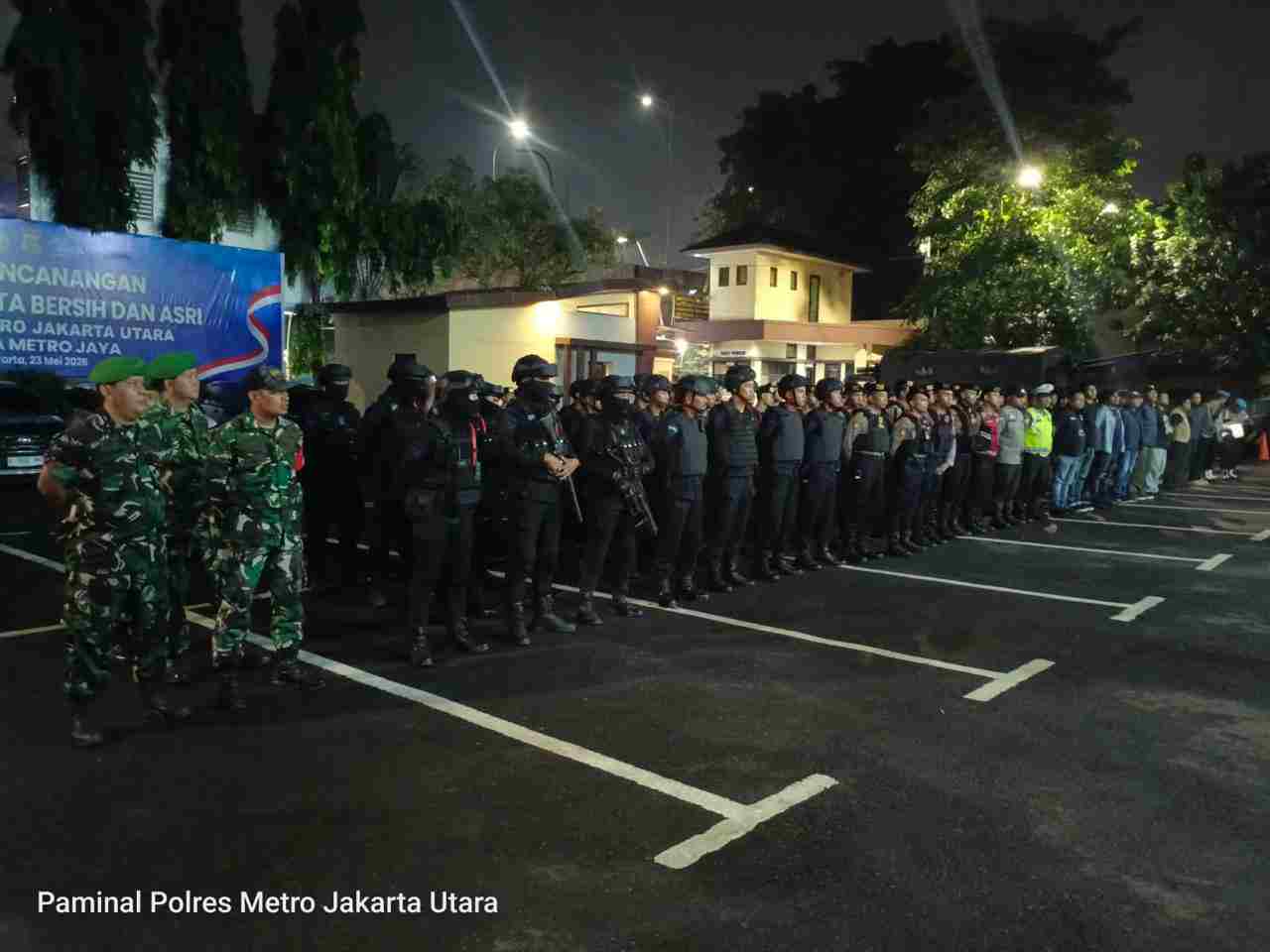 Patroli Dini Hari Polres Metro Jakarta Utara, Tiga Motor Tanpa Dokumen Diamankan
