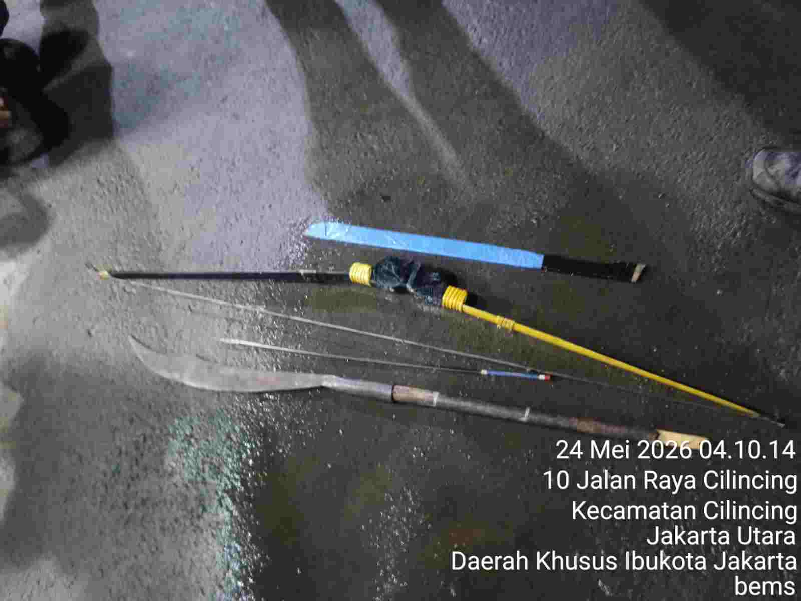 Polsek Cilincing Intensifkan Patroli Malam, Dua Remaja dan Sajam Diamankan