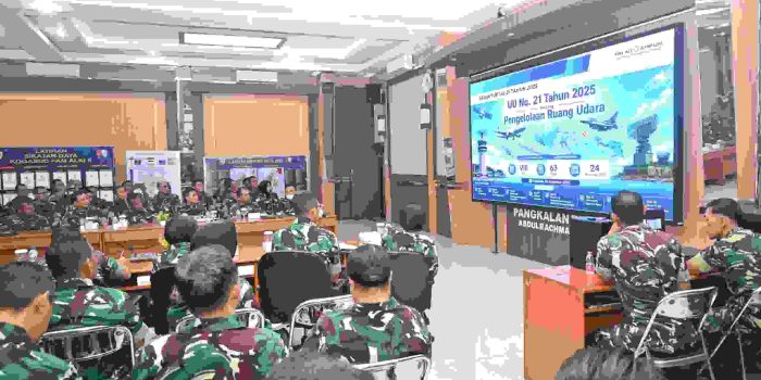 Lanud Abd Saleh Tingkatkan Pemahaman Personel tentang Pengelolaan Ruang Udara Nasional