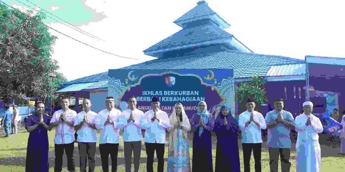 Idul Adha Penuh Makna di Lanud Sultan Hasanuddin, Ribuan Warga Ikuti Sholat Id dan Berbagi Kebahagiaan Melalui Kurban