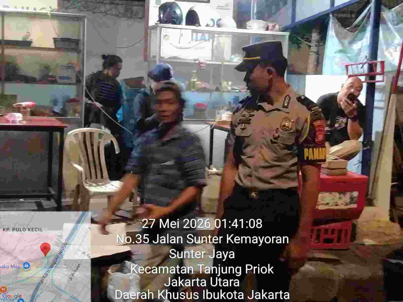 Respons Cepat 110, Polisi Cek TKP Penemuan Mayat di Sunter Jaya Tanjung Priok