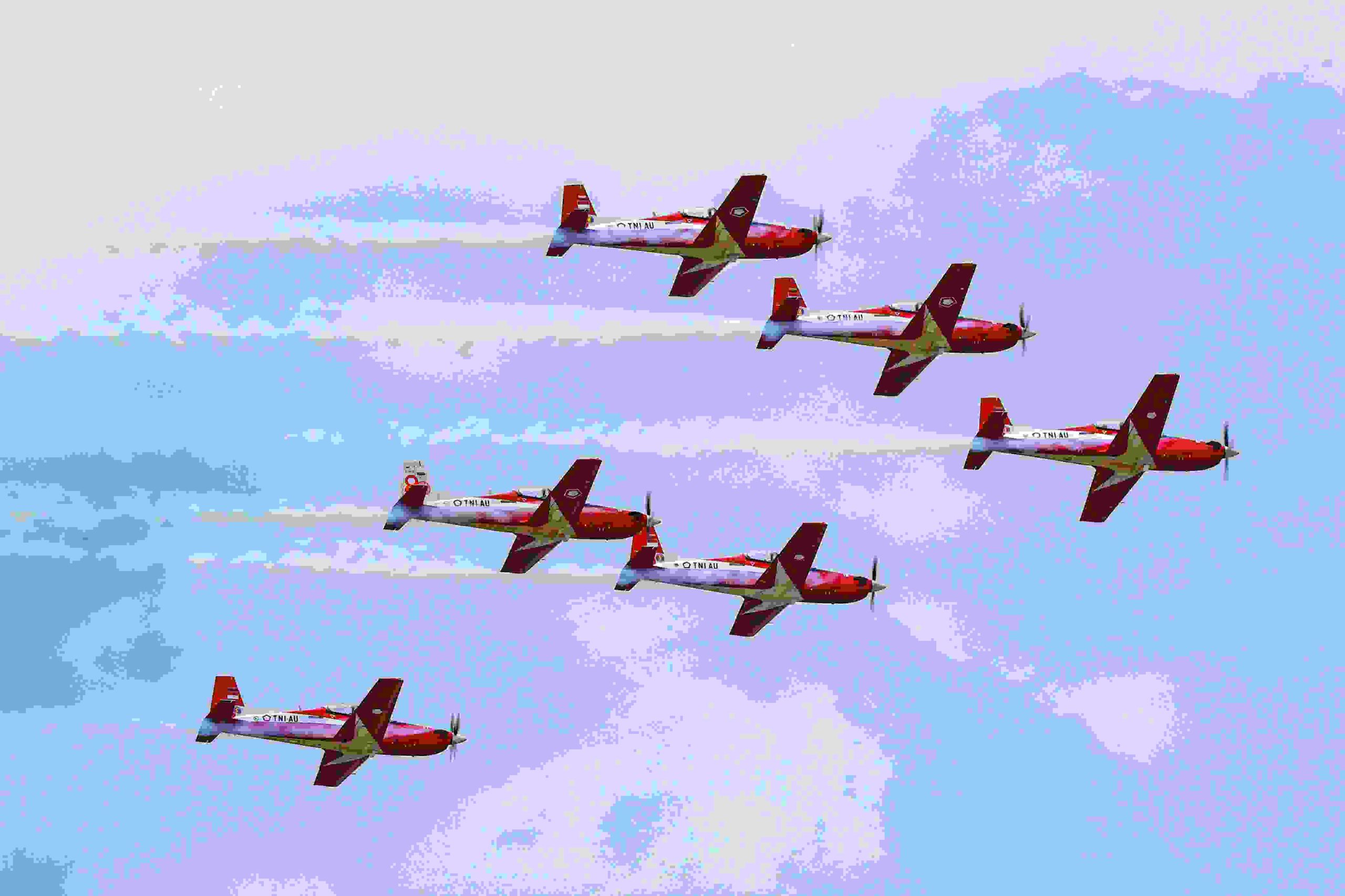 Jupiter Aerobatic Team Jalani Latihan Perdana Jelang Tampil di HUT ke-65 RBAF
