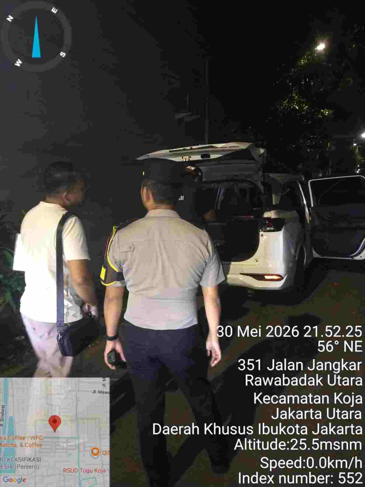 RESPON CEPAT 110, POLRES METRO JAKARTA UTARA TINDAK LANJUTI LAPORAN PENCURIAN KOMPONEN MOBIL DI KOJA