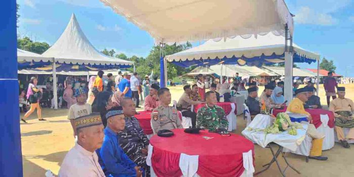 Dukung Kegiatan Masyarakat, PjS. Danposbinter Lobam Hadiri Pesta Ketupat Desa Busung 2026