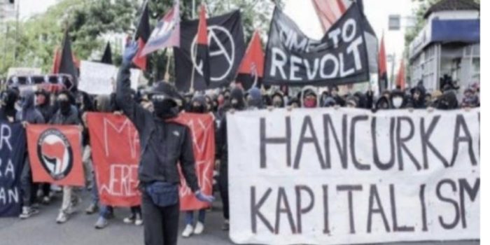 Kelompok aktivis mahasiswa serukan perdamaian dan waspada terhadap potensi penyusupan kelompok anarko pada Peringatan Hari Kebangkitan Nasional