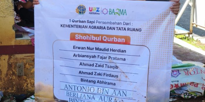 Kementrian Agraria dan Tata Ruang Republik Indonesia Salurkan Hewan Kurban ke Pesantren Leadership Daarut Tarqiyah Primago 2026: Keberkahan dan Manfaat Untuk Para Penghafal Qur’an
