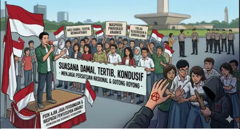 Kelompok PSDK serukan perdamaian dan waspada terhadap potensi penyusupan kelompok anarko pada Peringatan hari Solidaritas Internasional