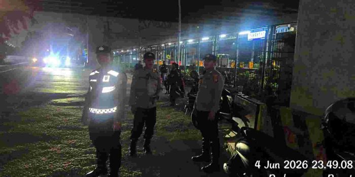 Polsek Pademangan Gelar Patroli KRYD dan Razia Stasioner, Situasi Wilayah Terpantau Aman dan Kondusif