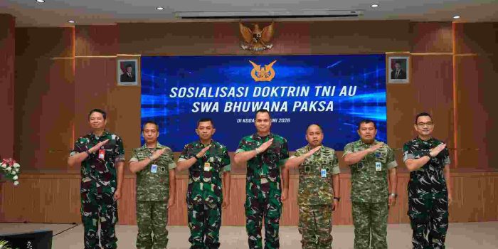 Kodiklatau Sosialisasikan Doktrin TNI AU Swa Bhuwana Paksa Tahun 2025