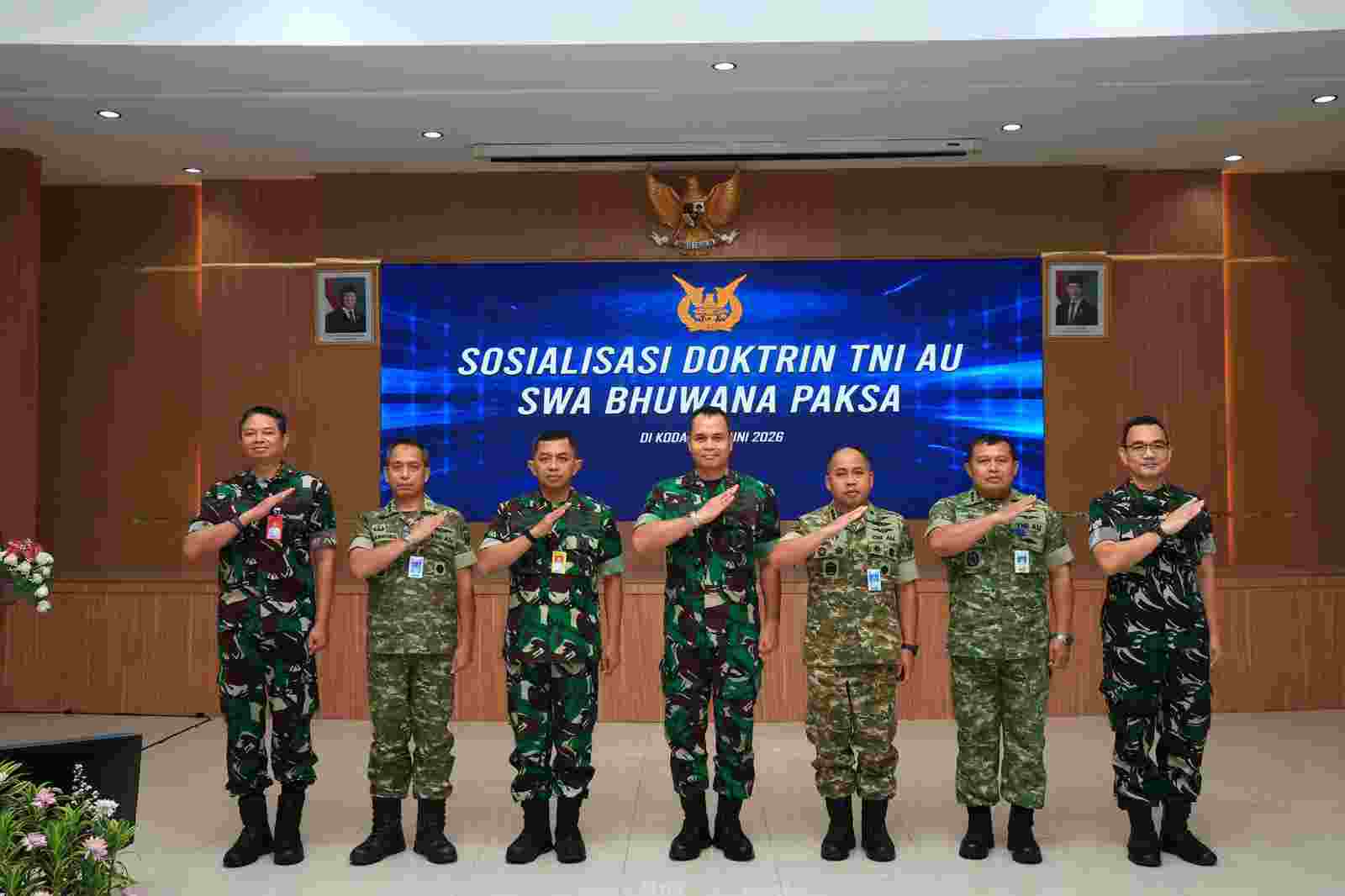 Kodiklatau Sosialisasikan Doktrin TNI AU Swa Bhuwana Paksa Tahun 2025
