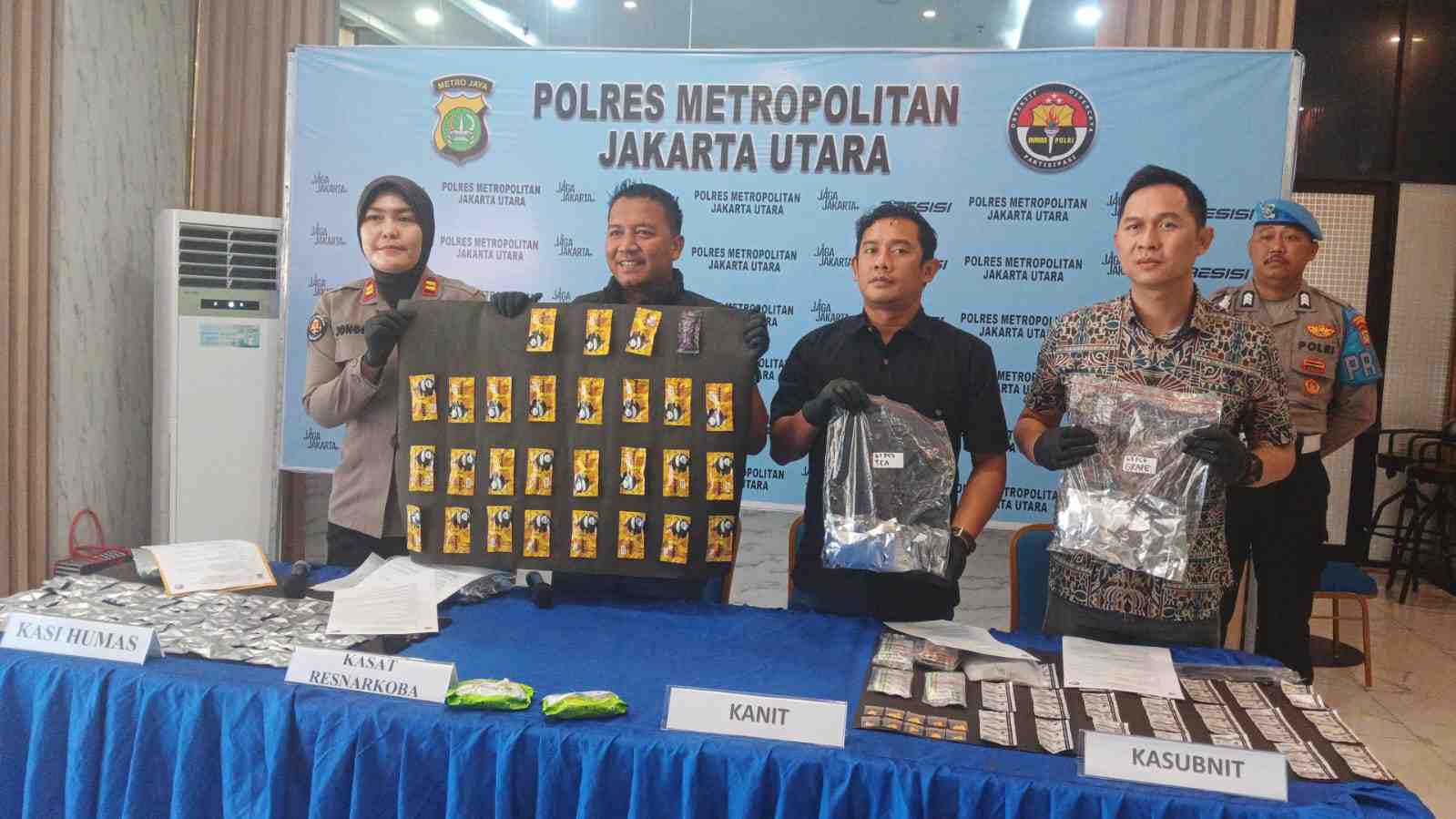 Polres Jakarta Utara Bongkar Peredaran Liquid Vape Narkotika Rp1,5 Miliar, Dua Tersangka Ditangkap