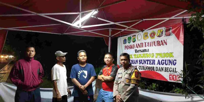 Polsek Tanjung Priok Intensifkan Sambang Posko Anti Tawuran, Warga Diajak Jaga Kamtibmas