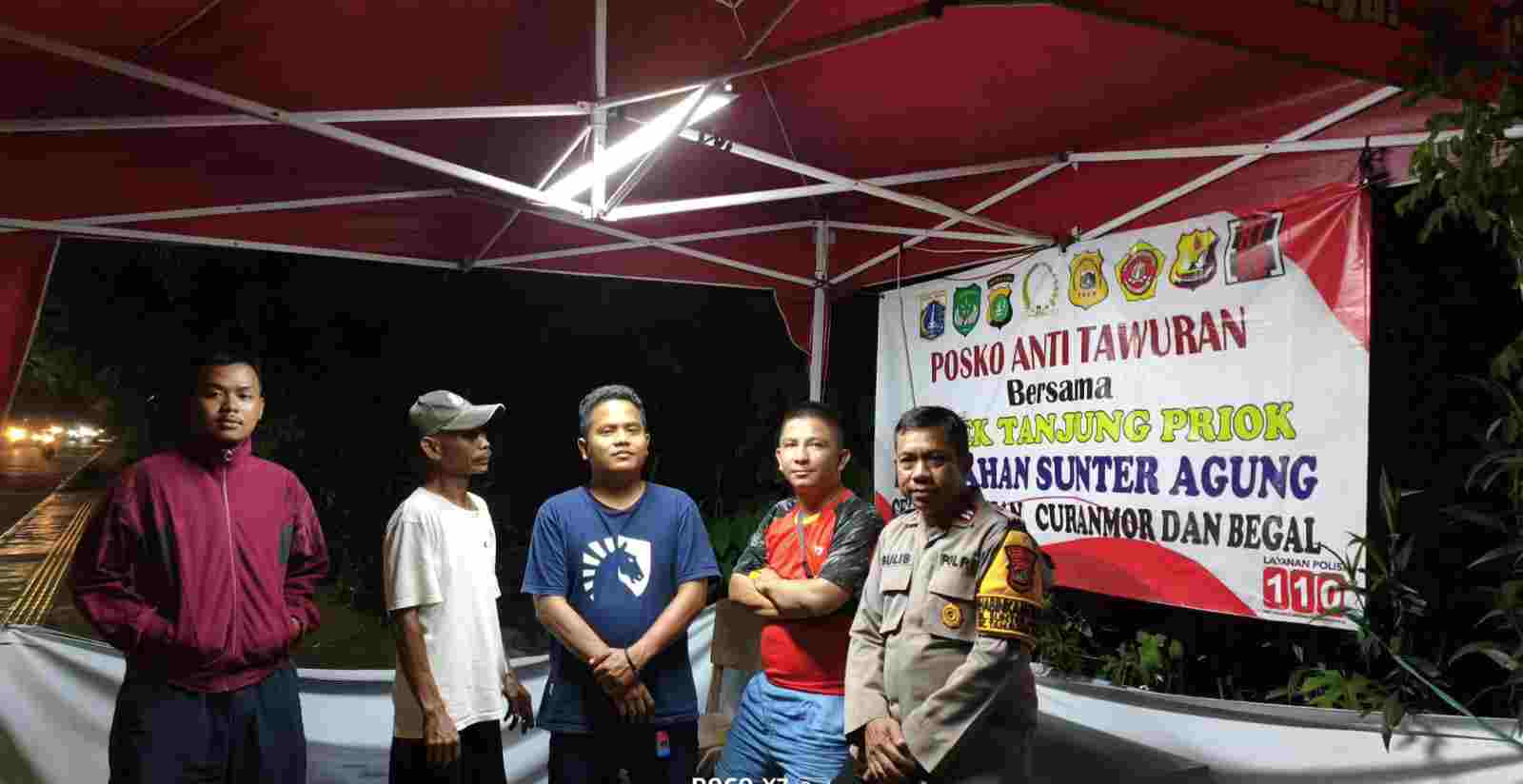 Polsek Tanjung Priok Intensifkan Sambang Posko Anti Tawuran, Warga Diajak Jaga Kamtibmas