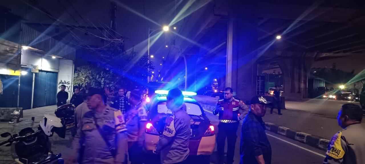 Tak Beri Ruang Bagi Pelaku Kejahatan, Polsek Koja Gelar Patroli KRYD dan Razia Stasioner di Titik Rawan