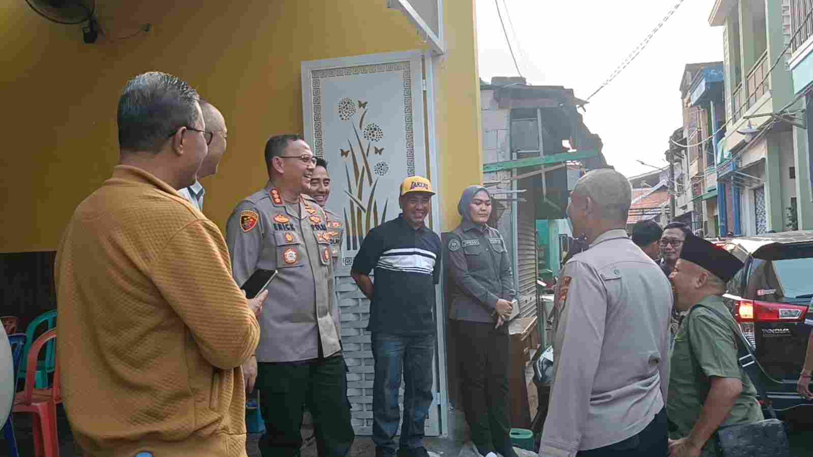 Kapolres Metro Jakarta Utara Turun Langsung Cek Kesiapan Jaga Jakarta On The Spot di Koja