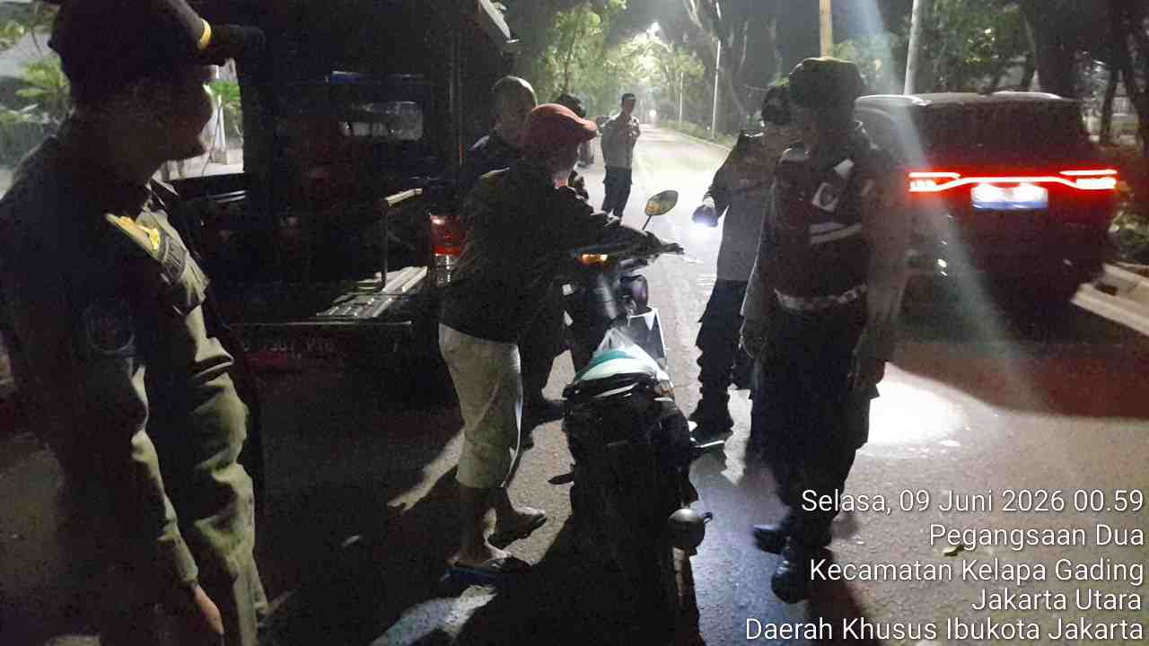 Polsek Kelapa Gading Tingkatkan Patroli KRYD, Cegah Tawuran dan Kejahatan Jalanan