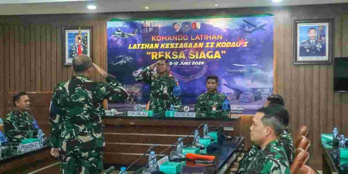 Latihan Reksa Siaga 2026 Uji Kemampuan Jajaran Kodau I Pulihkan Bandara Terdampak Bencana
