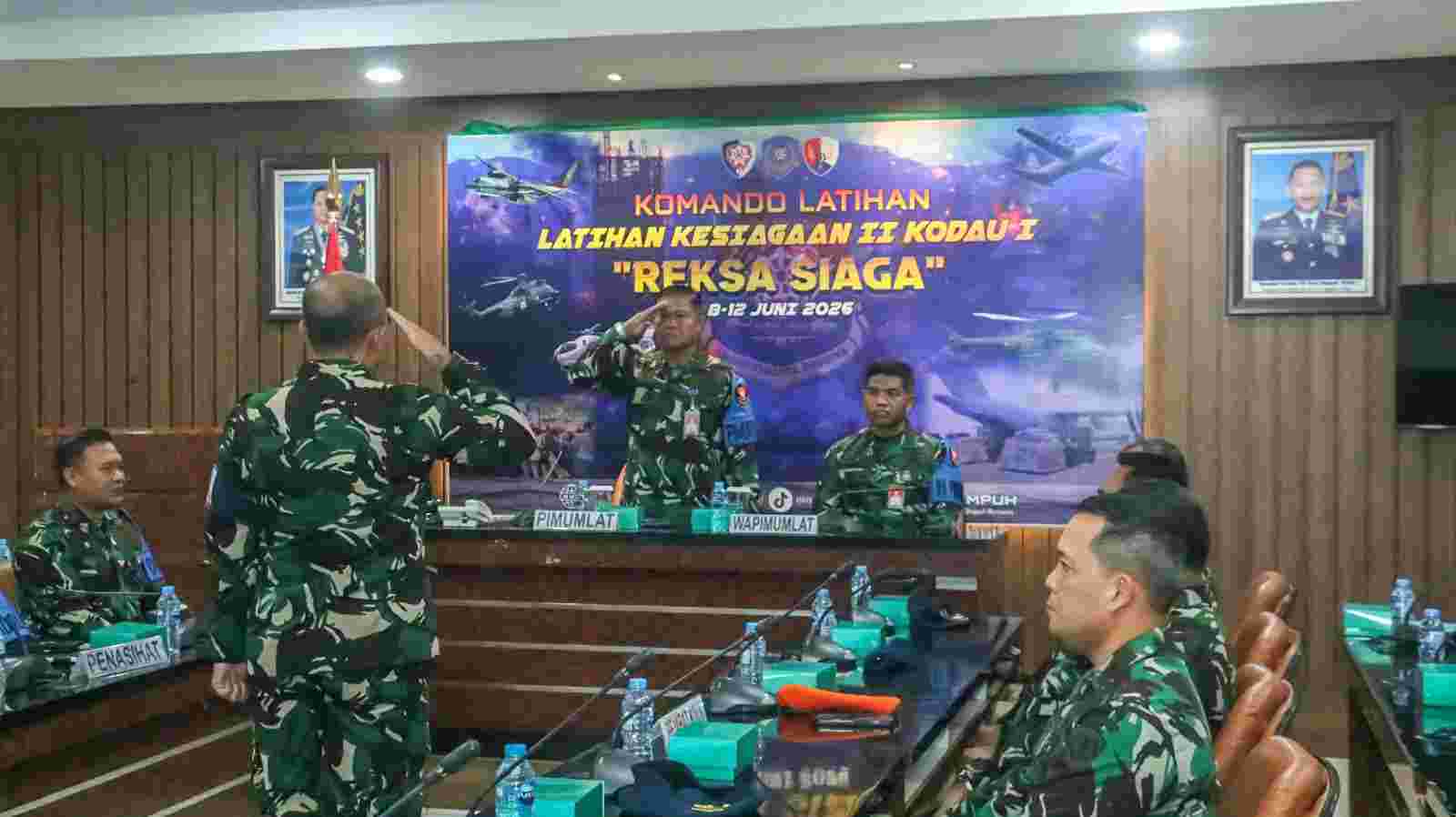 Latihan Reksa Siaga 2026 Uji Kemampuan Jajaran Kodau I Pulihkan Bandara Terdampak Bencana