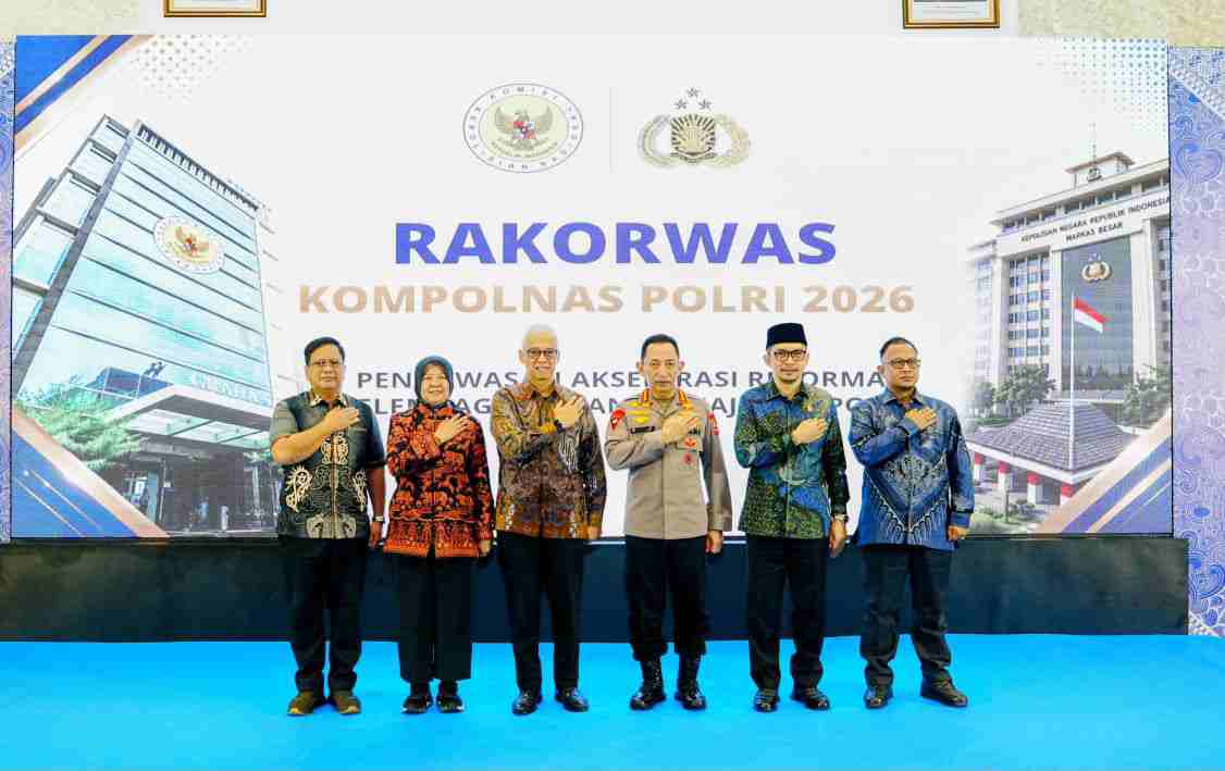 KOMPOLNAS DAN POLRI AKSELERASI REFORMASI KELEMBAGAAN MELALUI RAKORWAS 2026