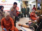 Donor Darah Sambut Hari Bhayangkara ke-80, Berhasil Kumpulkan 111 Kantong Darah Donor Darah Sambut Hari Bhayangkara ke-80, Berhasil Kumpulkan 111 Kantong Darah