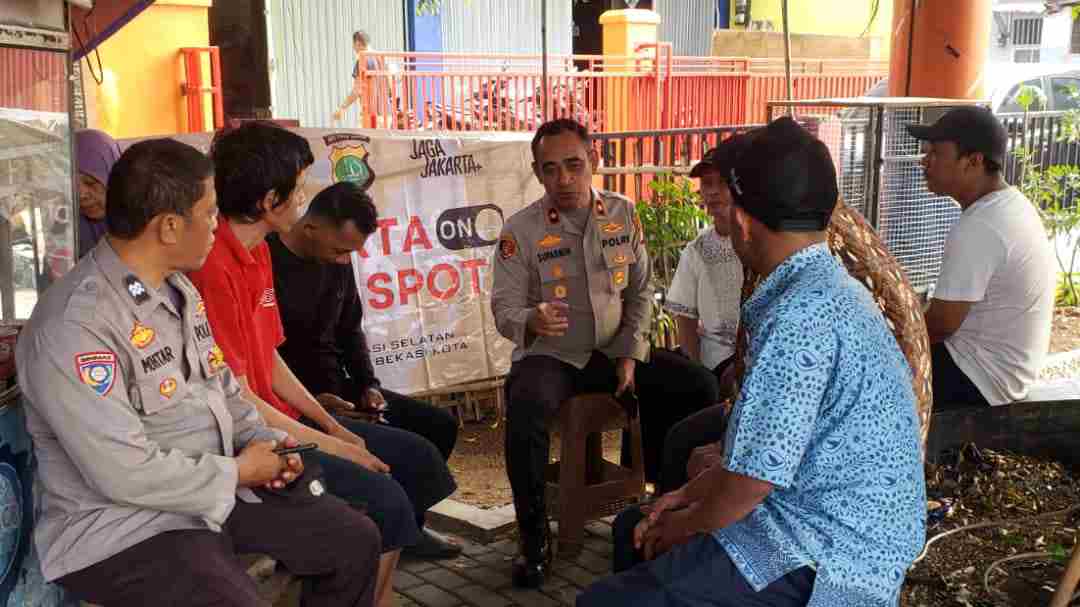 Kapolsek Bekasi Selatan Perkuat Kamtibmas dan Kepedulian Sosial Lewat Program Jakarta On The Spot