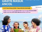 HUT Jakarta ke-499, Ancol Gratiskan Tiket Masuk untuk Warga Ber-KTP Jakarta Selama Tiga Hari HUT Jakarta ke-499, Ancol Gratiskan Tiket Masuk untuk Warga Ber-KTP Jakarta Selama Tiga Hari