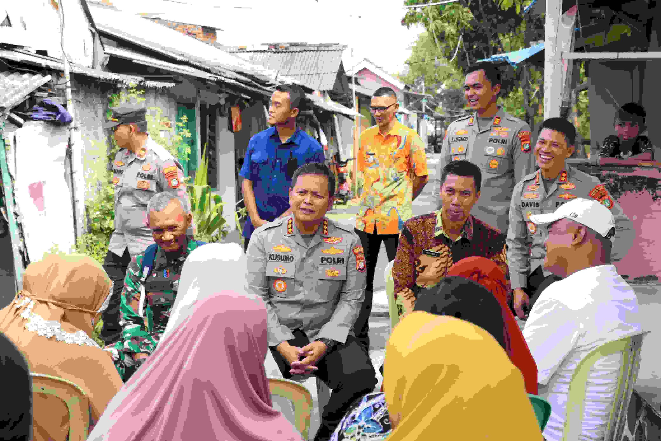 Kapolres Metro Bekasi Kota Gelar Jakarta On The Spot di Kelurahan Teluk Pucung Bekasi Utara