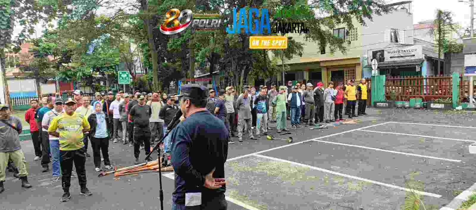 Melalui Program Jaga Jakarta On The Spot, Polsek Jatisampurna Bersama Warga Wujudkan Lingkungan Bersih dan Tertib